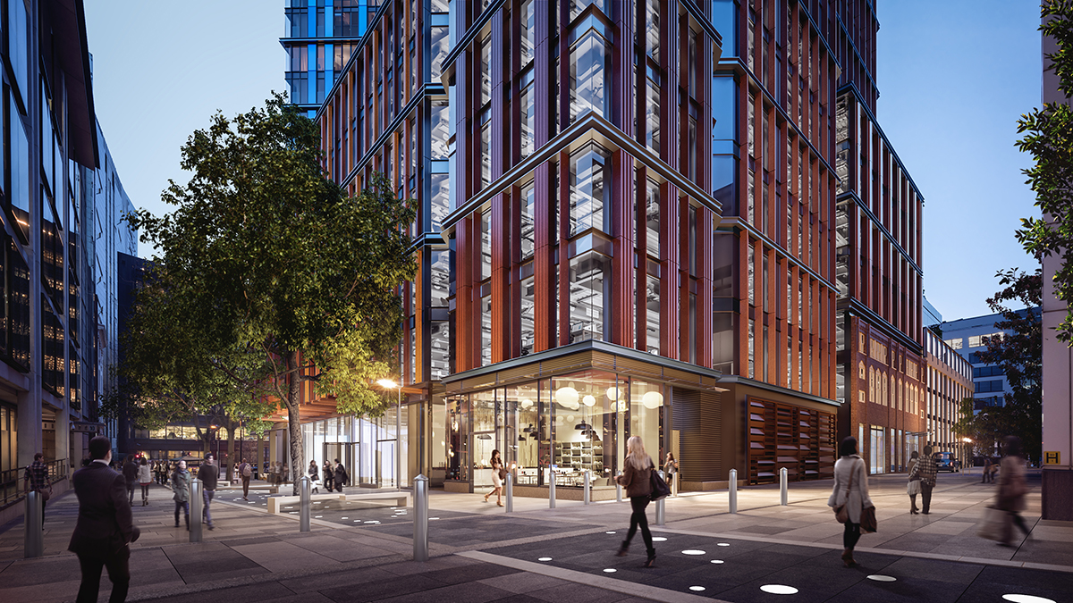 One Crown Place: urban island of the future