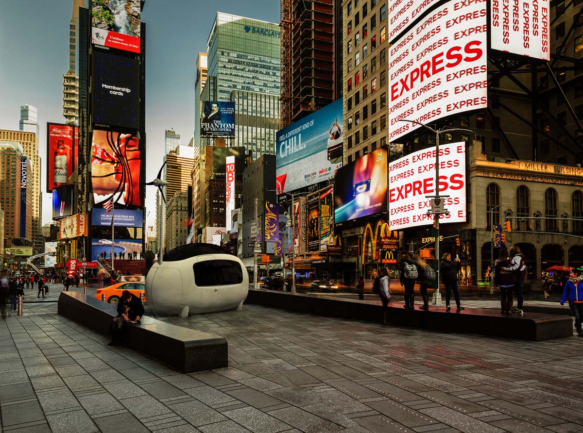 The immersive ‘piazzas’ that transform Times Square