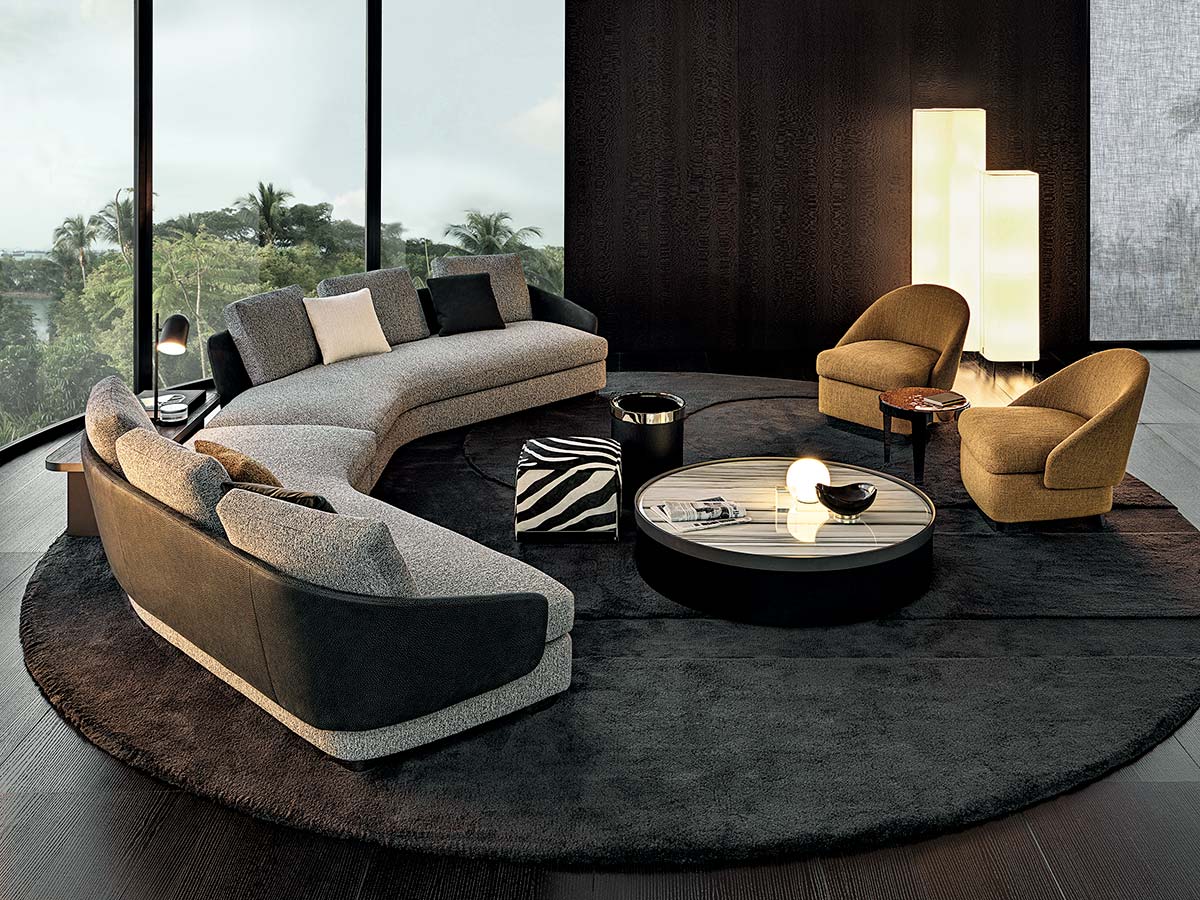 Minotti’s Style Embraces Fluid Architecture