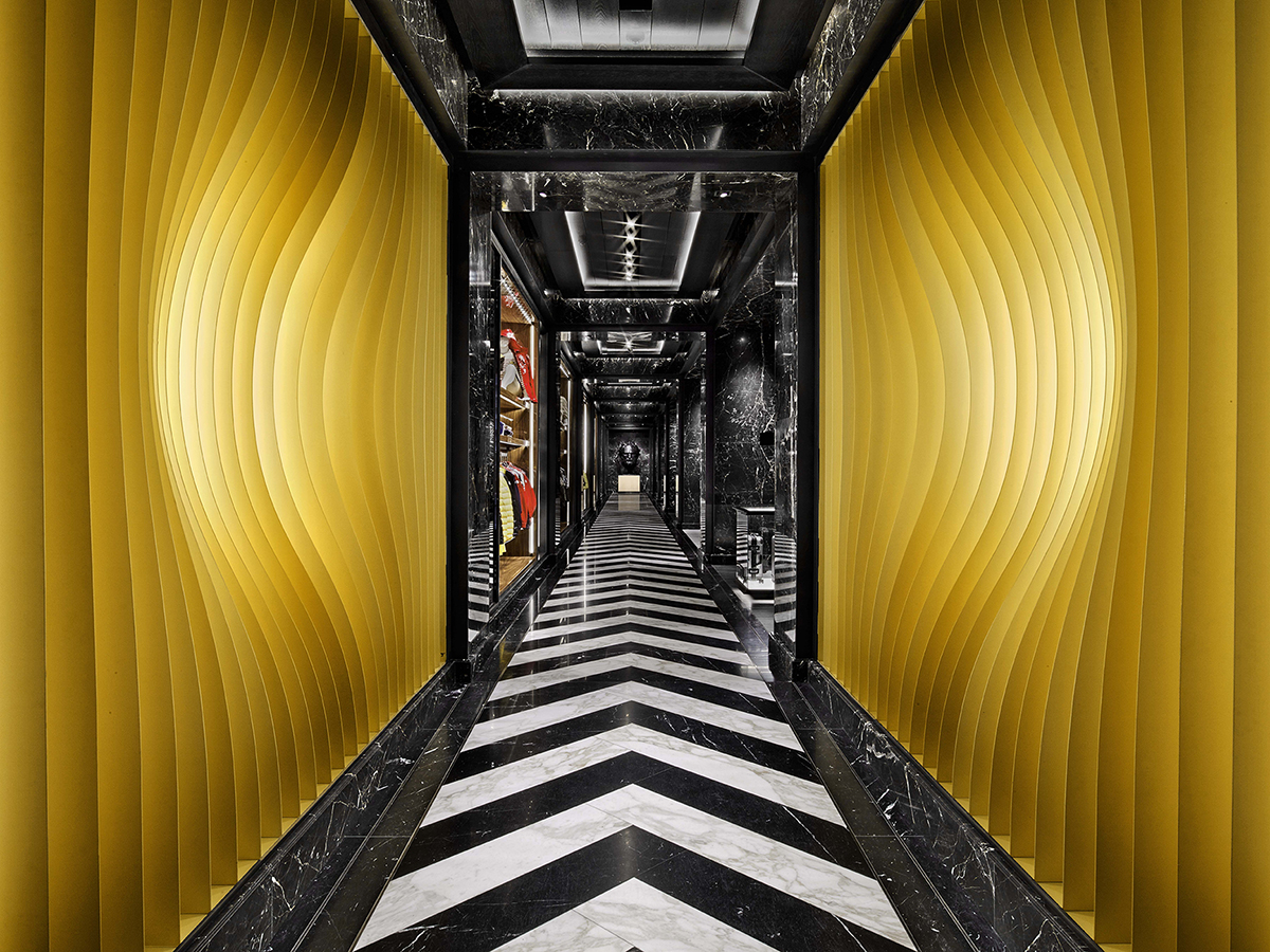 Moncler store, the label’s identity