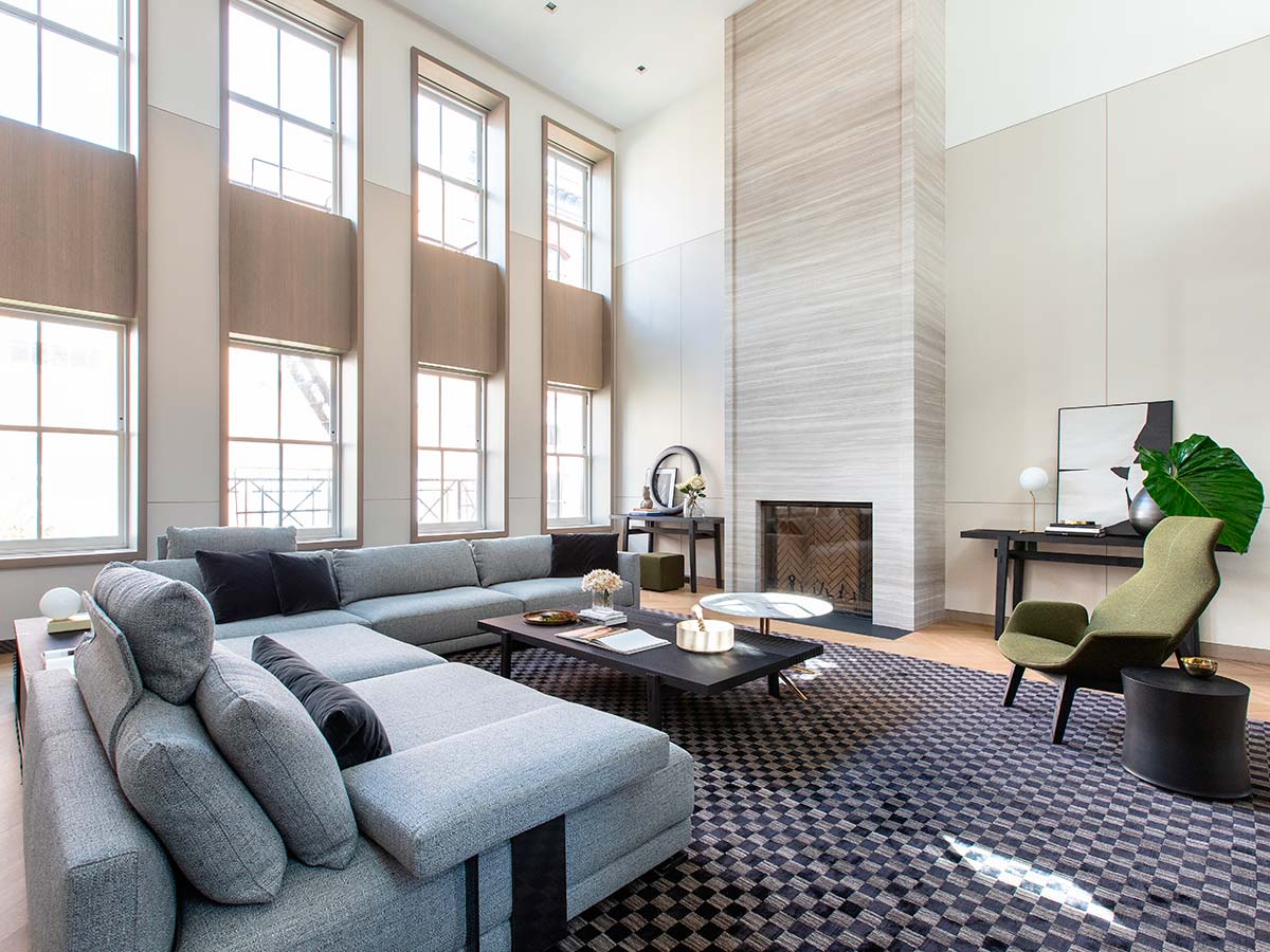 The flexibility of Poliform for a New York townhouse