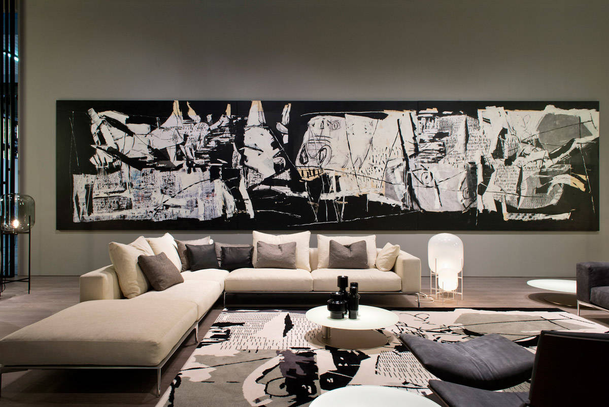 A carpet inspired by Picasso’s artwork Guernica for Désirée