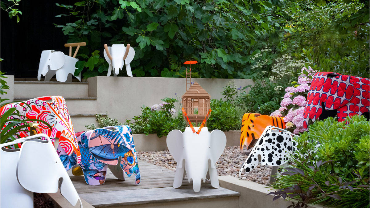 Gli Eames Elephants a Designjunction
