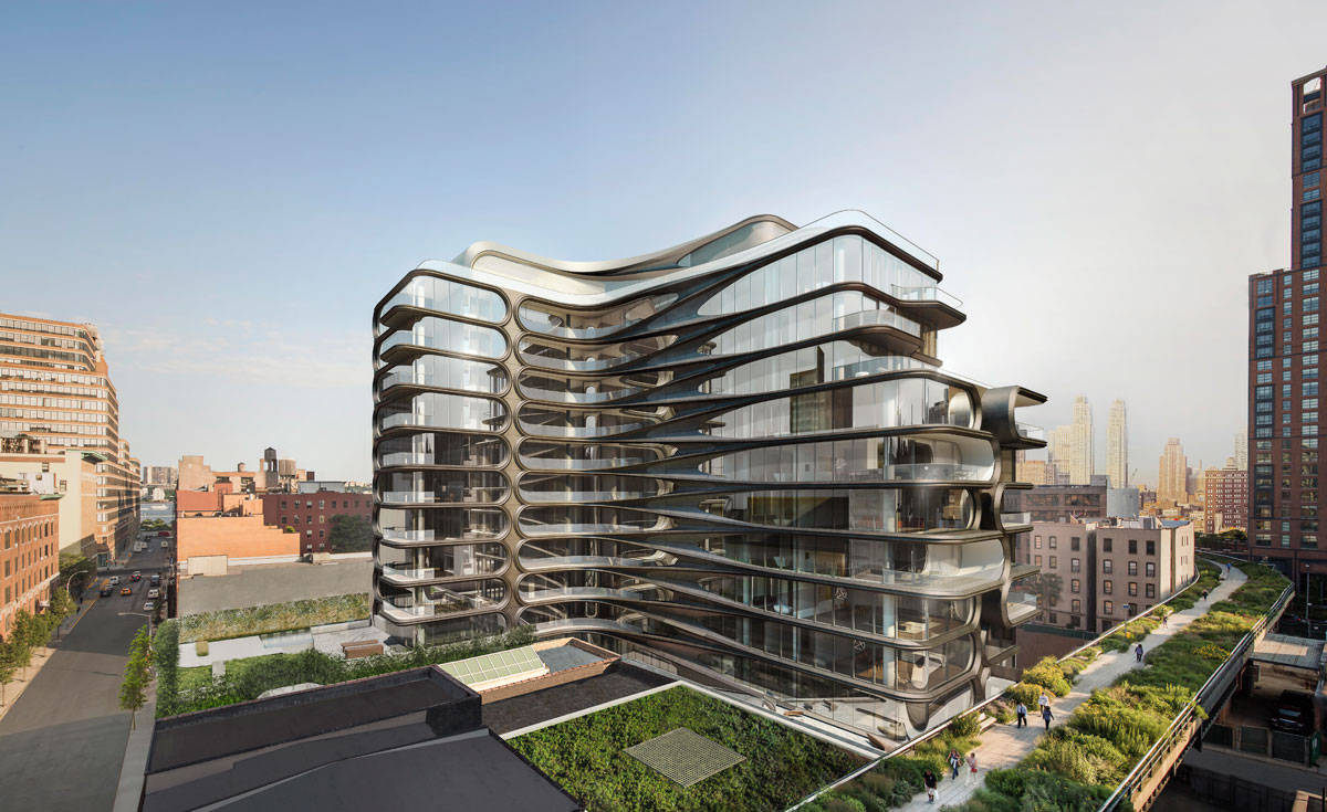 Il segno di Zaha Hadid a Chelsea