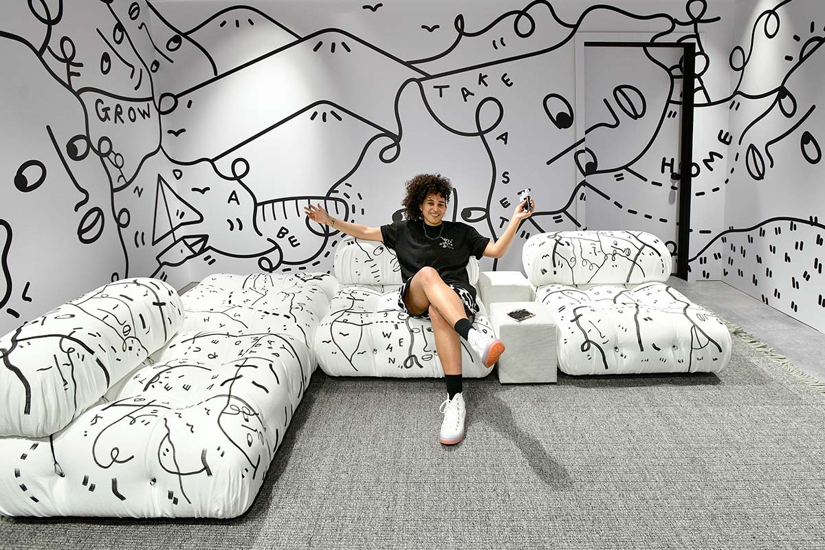 Camaleonda is the new canvas of Shantell Martin