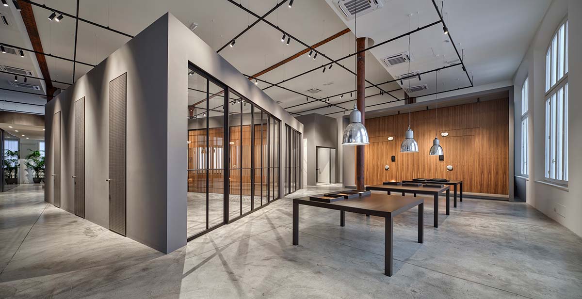 Inside the new Lualdi showroom