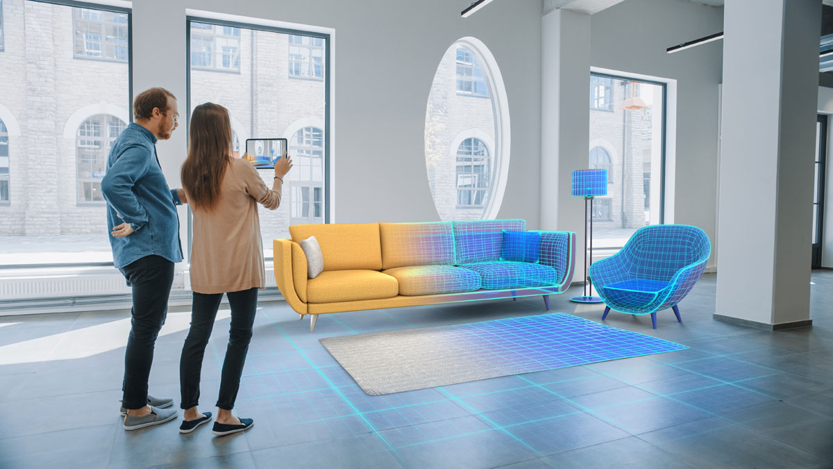 Decorating is a game thanks to augmented reality