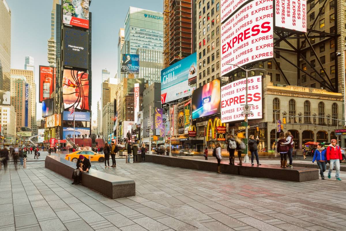 Times Square a scala umana