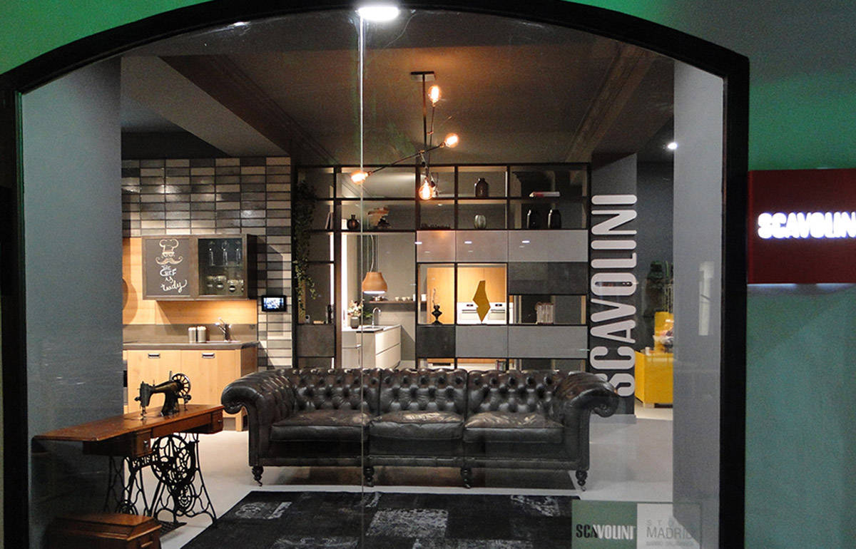 Atmosfere urban chic per lo store Scavolini a Madrid