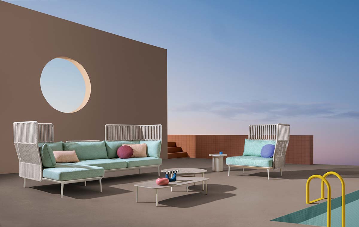 The woven plots of outdoor living – with Pedrali