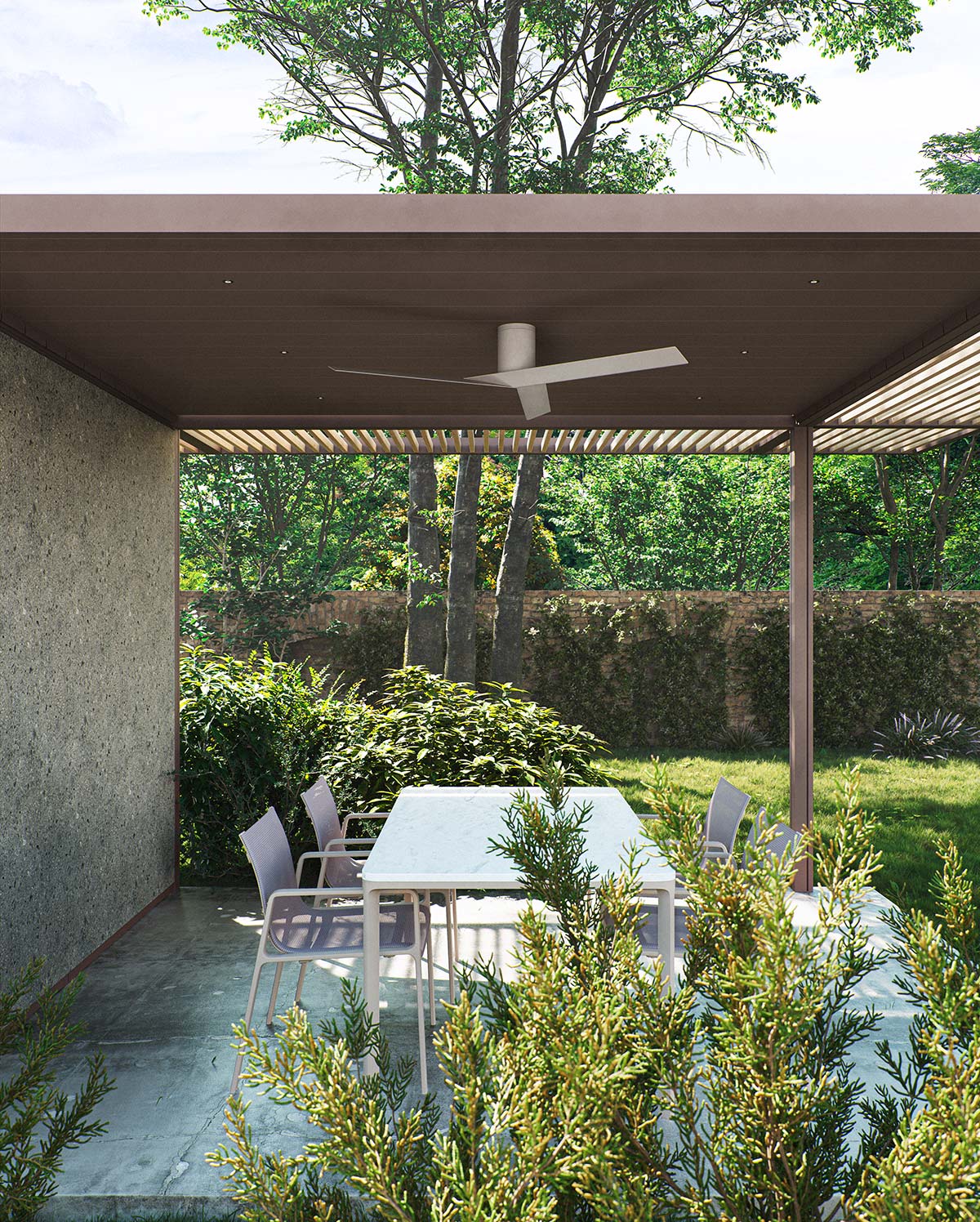 Superfan by Kettal, Design Michael Anastassiades - Photo © Eirini Vourloumi