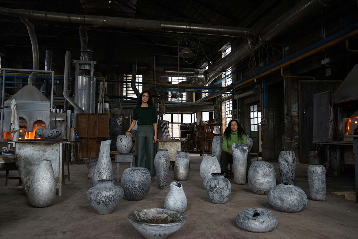 T Sakhi studio, on view during Glass Week in Venice