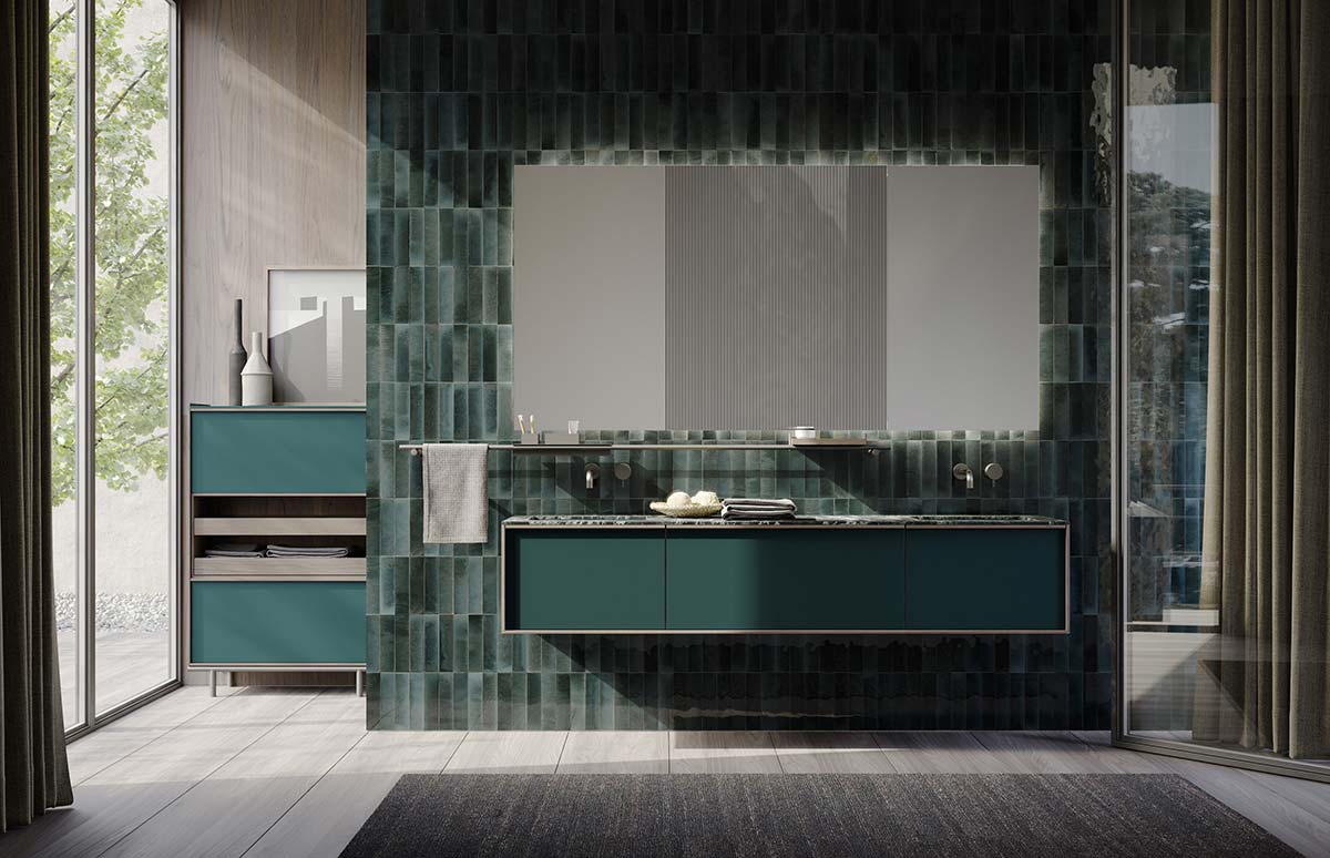 Chromatic effects in the bathroom