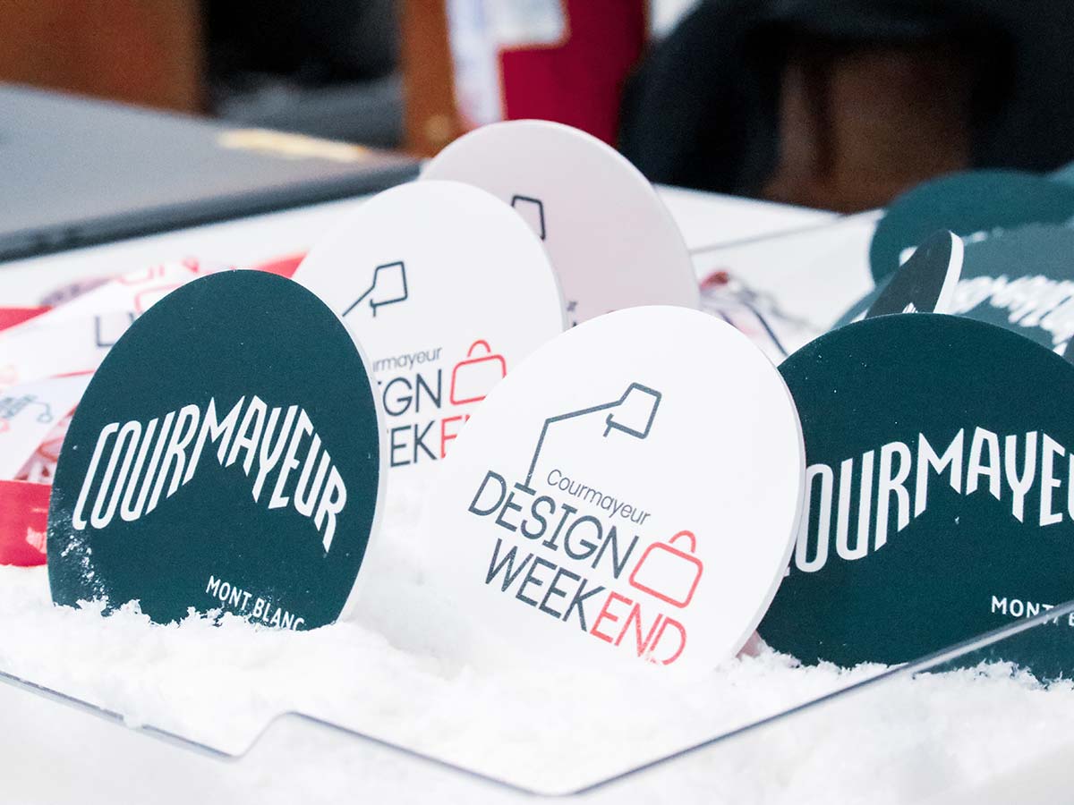 Snow and design at Courmayeur