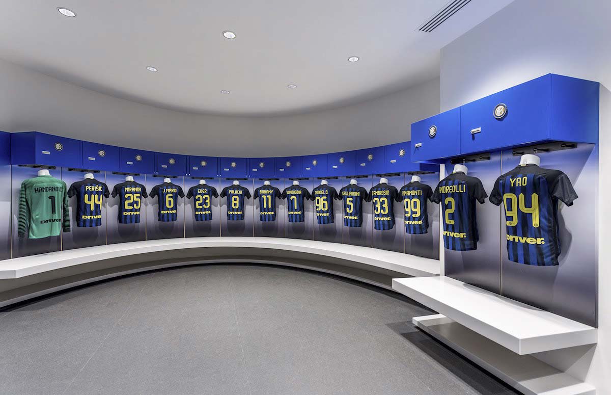 F.C. Internazionale locker room