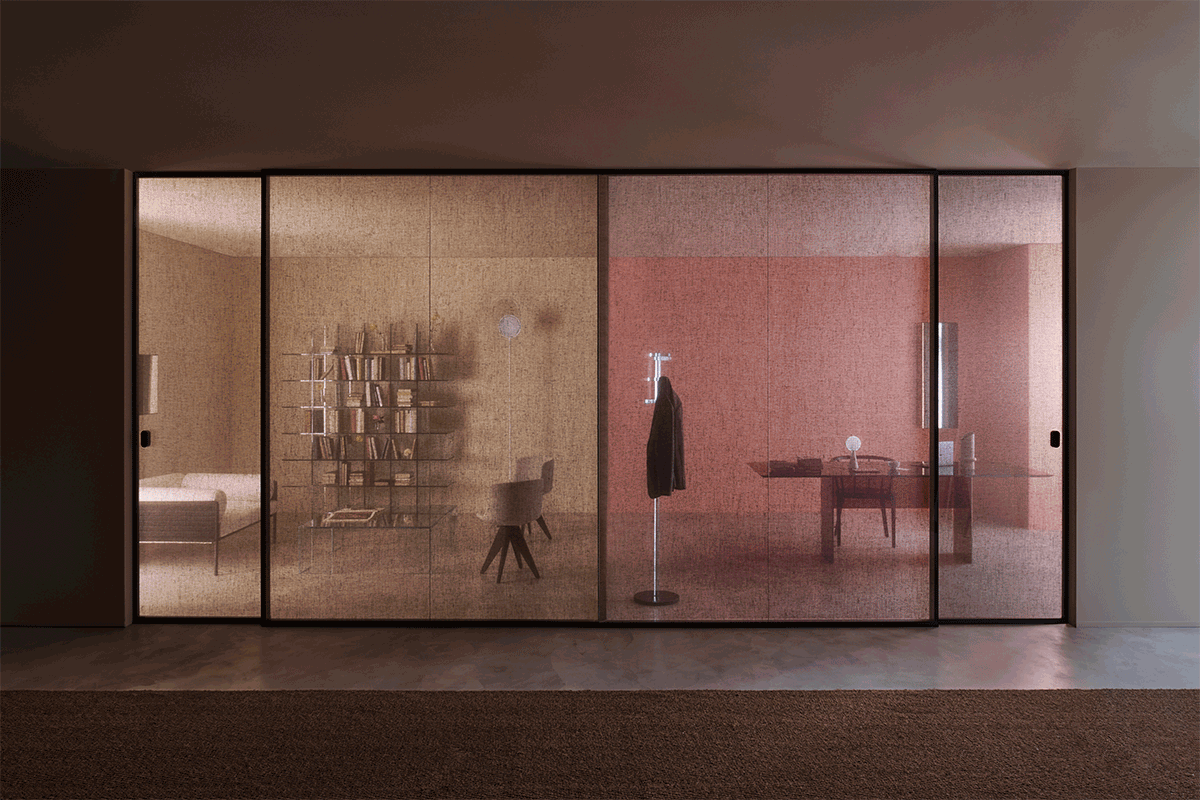 Aladin Wall by Glas Italia, design Piero Lissoni
