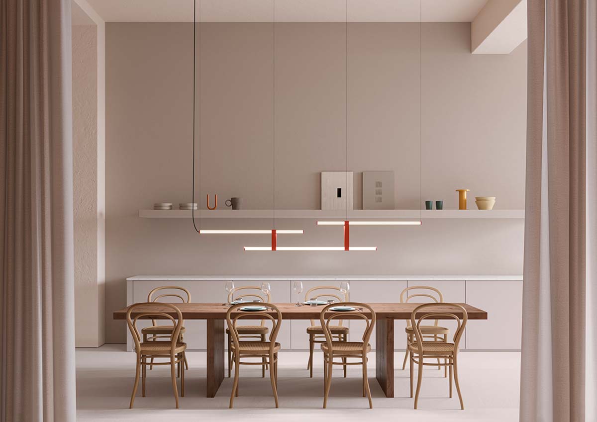 Paralela by Axolight, design Nahtrang Studio