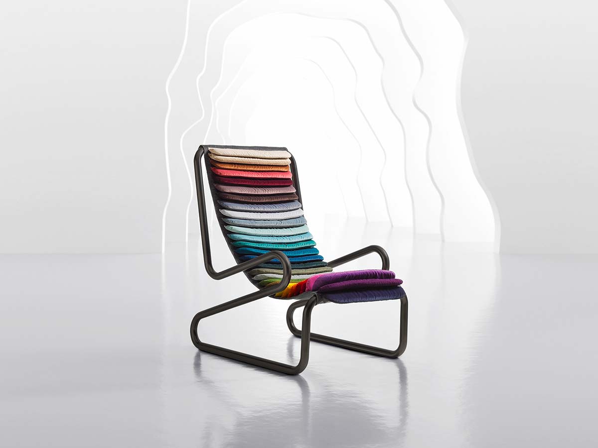 Armadillo Caleidoscopic by Busnelli, design Gianni Pareschi