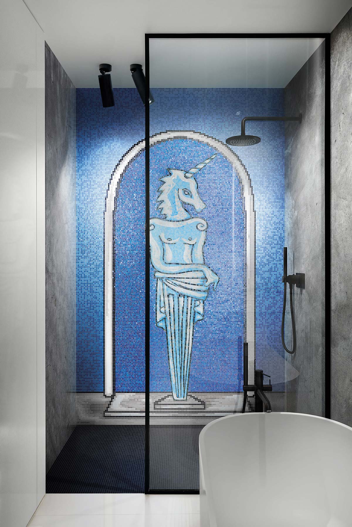 Licorne by Bisazza, design Vincent Darré - Photo © Tom Kurek, Alicja T