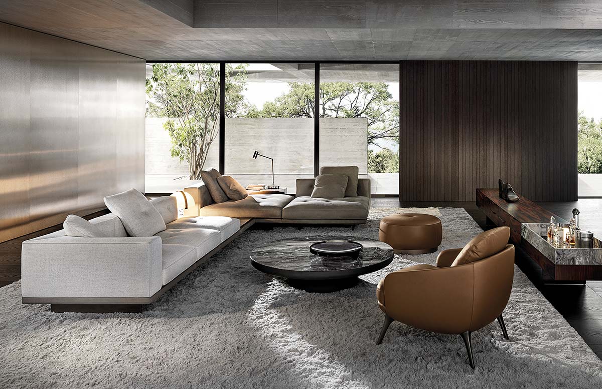 Minotti: on stage the 2023 Collection