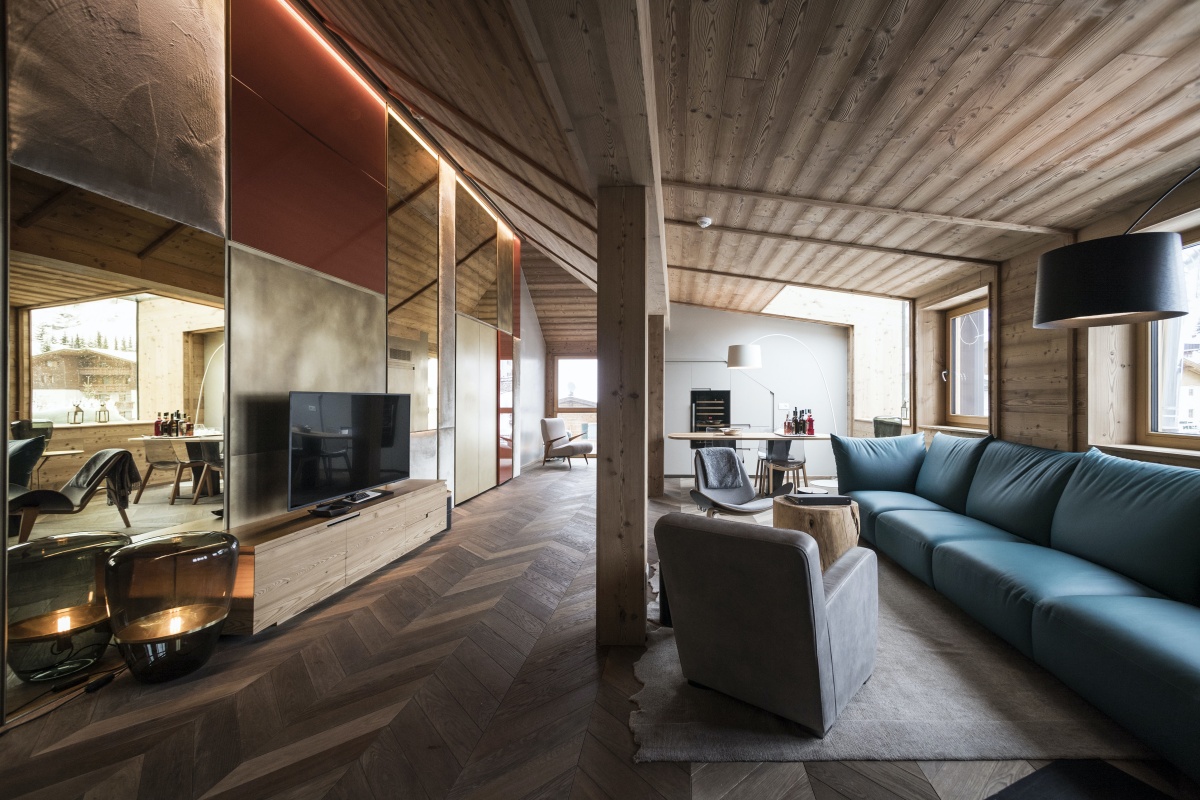 Rosa Alpina Penthouse, San Cassiano, Italy - Photo © Alex Filz