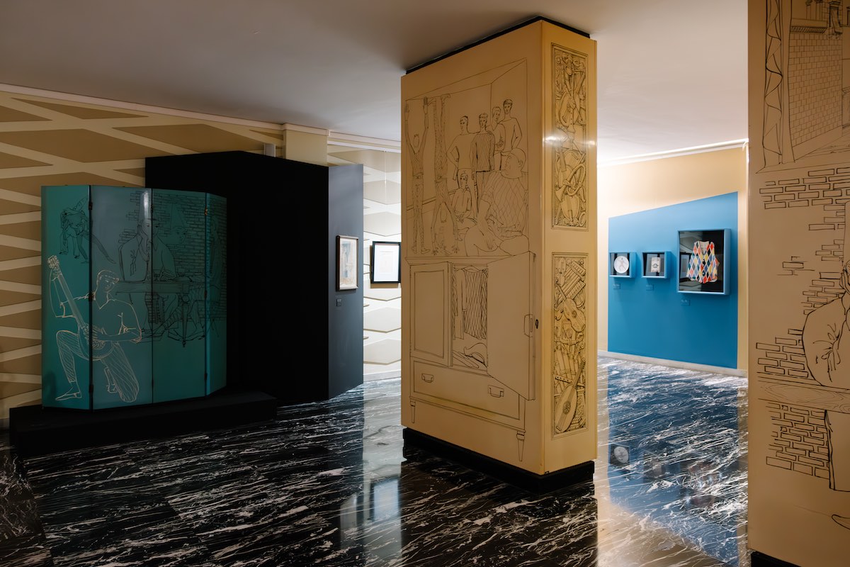 Harlequin and Fornasetti: a place, an idea, an exhibition