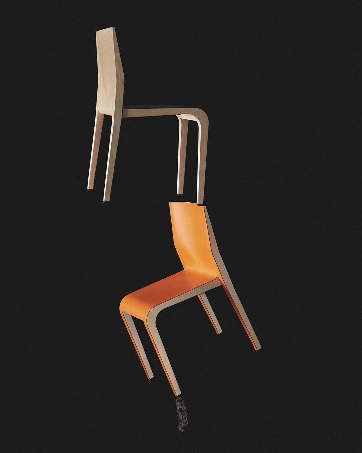 Laleggera hide-leather by Alias, design Riccardo Blumer