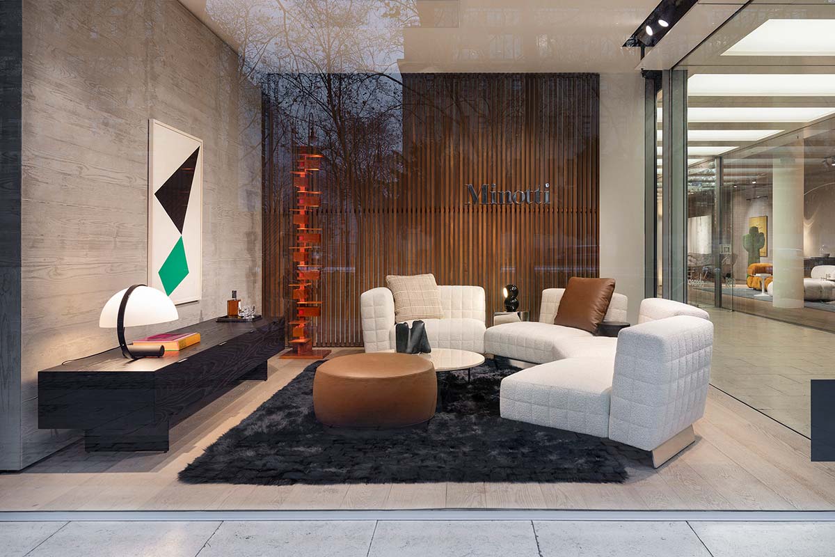 Minotti, un concept store a Colonia