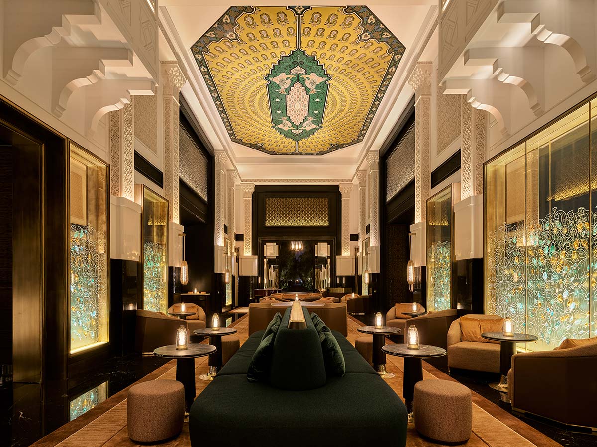 Allée Majorelle, Hotel La Mamounia by Cassina Custom Interiors - Photo © Anson Smart