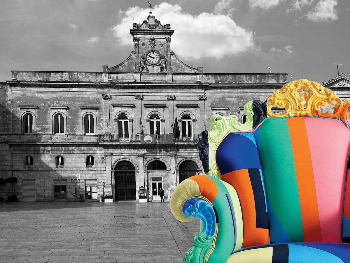 Il design tra i vicoli di Ostuni