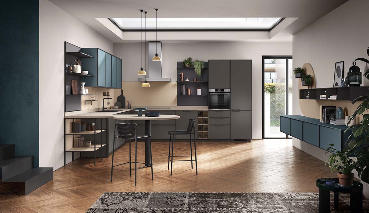 Jeometrica, the new signature project by Scavolini