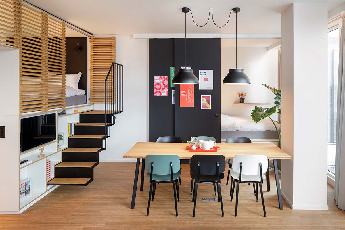 A business hotel becomes a second home