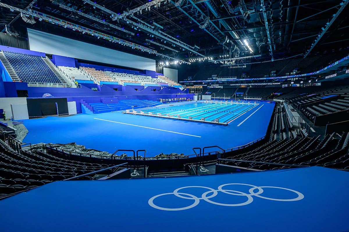 Parigi 2024: tecnologia Myrtha Pools per le piscine olimpiche