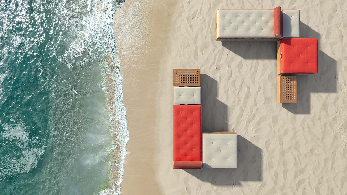 Tangram by Midsummer Milano, design Daniela Puppa