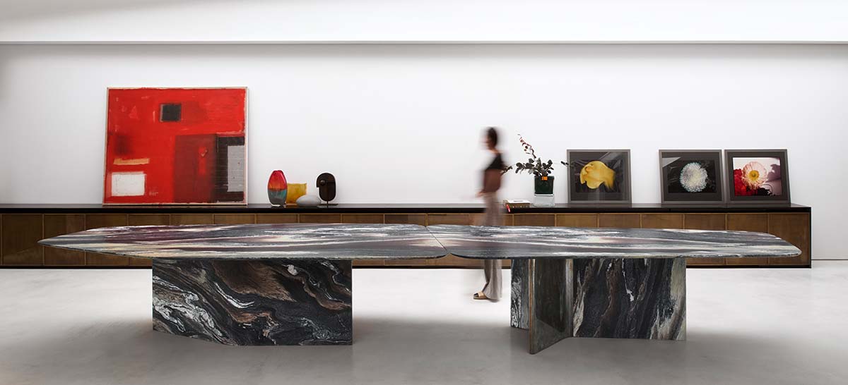 An ode to the sculptural beauty of marble, through art and design