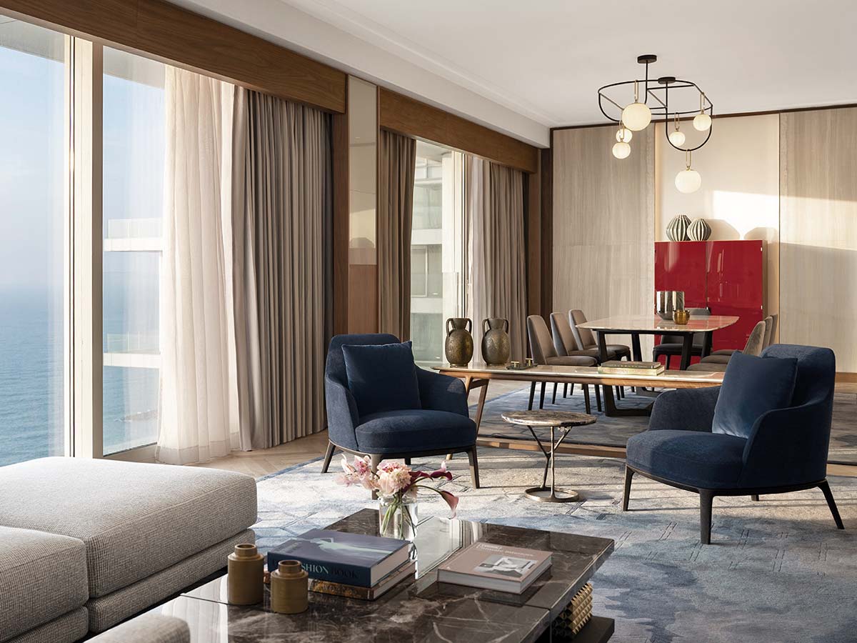 The David Kempinski, an urban retreat overlooking the Mediterranean Sea