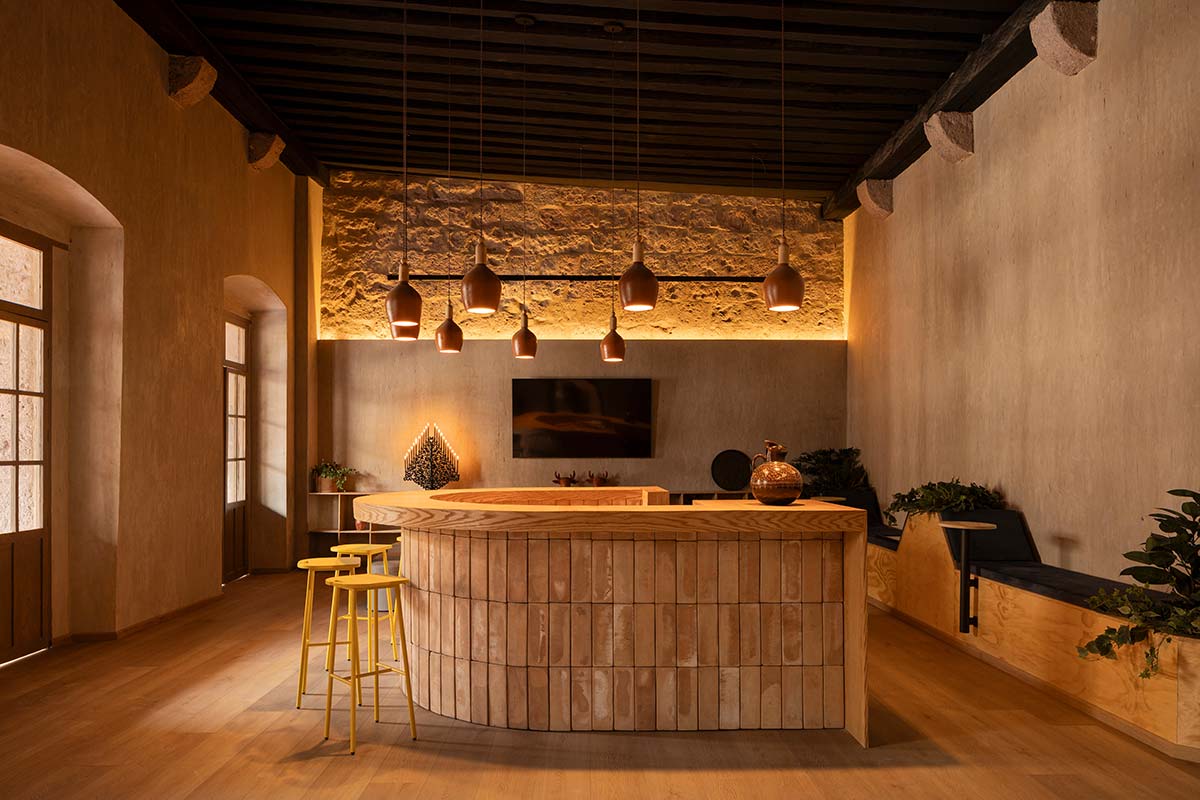 An office with amenities