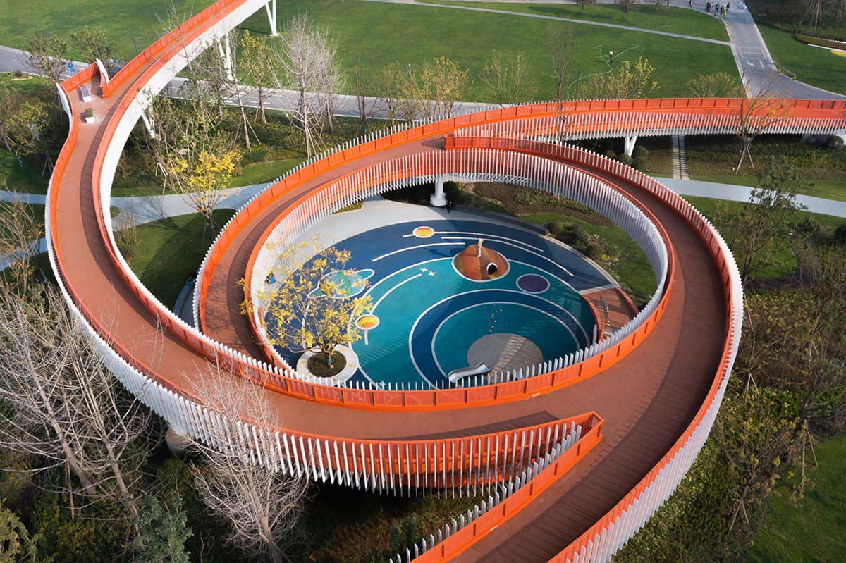 Atelier-Sizhou, Chengdu World Universiade Park, CR LAND West China Region, Wang Xumei, He Qilong, Kang Kai, Xiao Lijun, Xie Gaoxiang, Jin Xianshu & Liu Jia,Sichuan Provincial Architectural Design and Research Institute, SADI, Lichtvision Design 