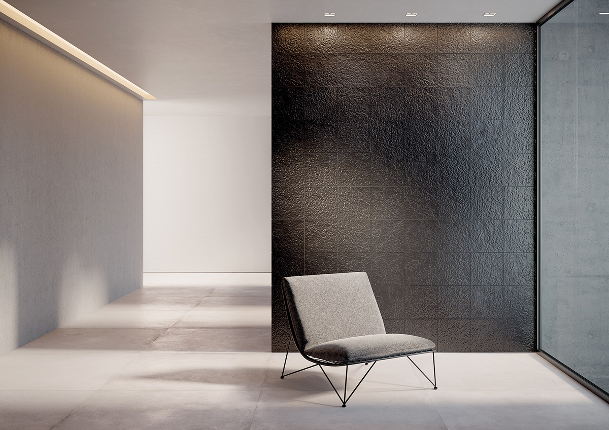 Glint Variation collection by Ceramiche Refin, design Quayola