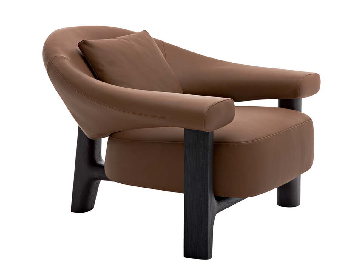 Owen armchair by Poliform, design Jean Marie Massaud