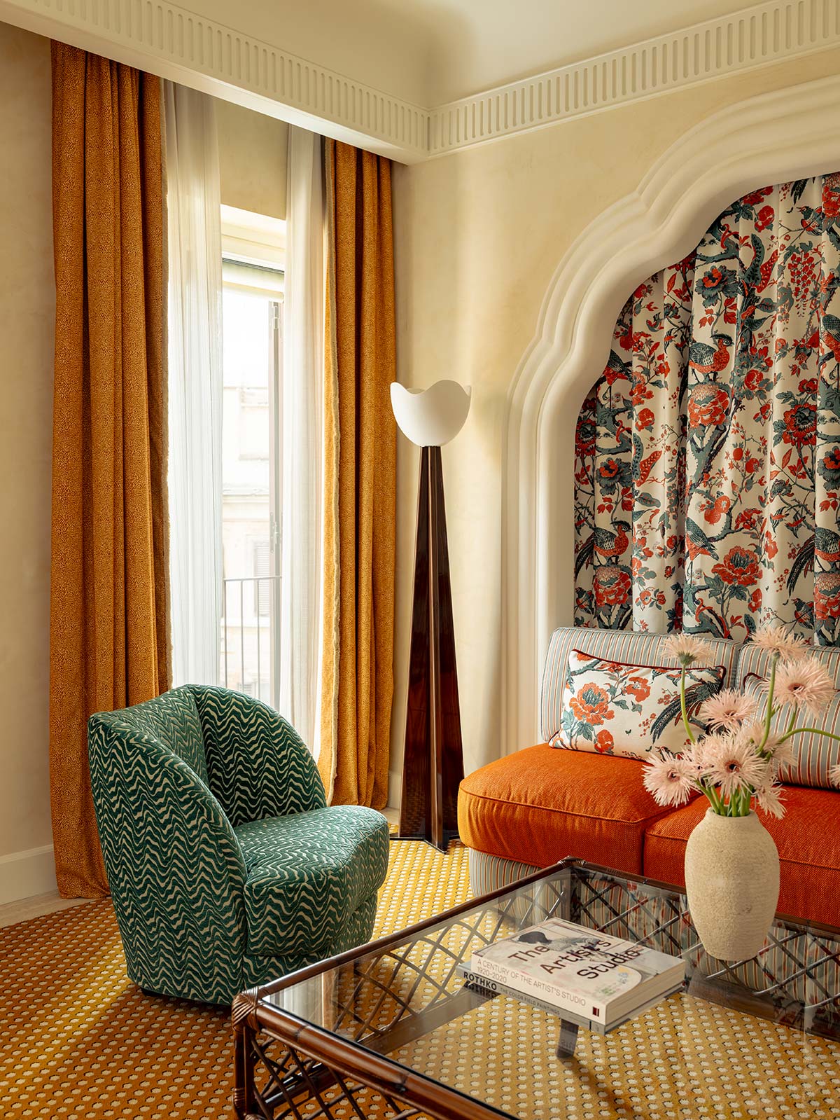 Junior suite, the Casa Monti hotel, Rome©Jérôme Galland