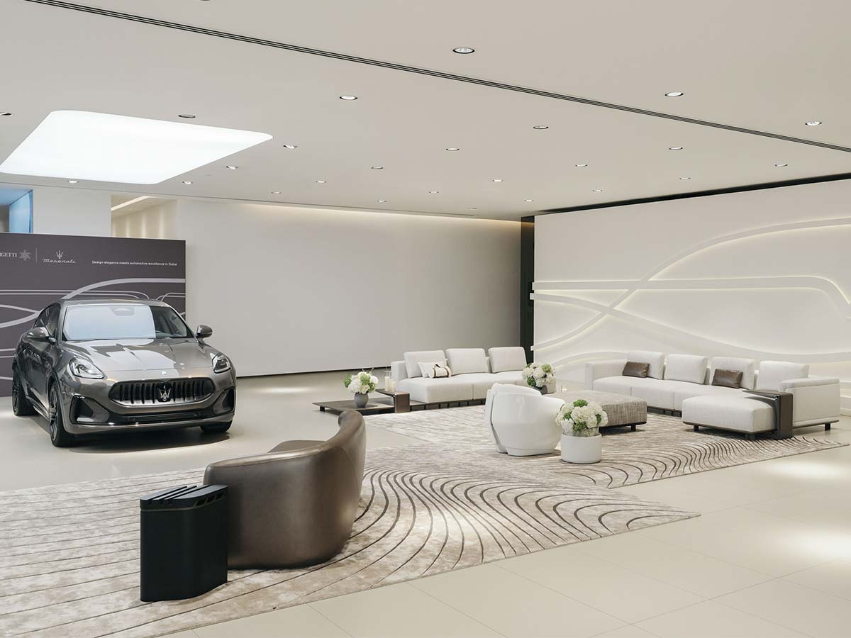Giorgetti and Maserati partnership debuts in the United Arab Emirates