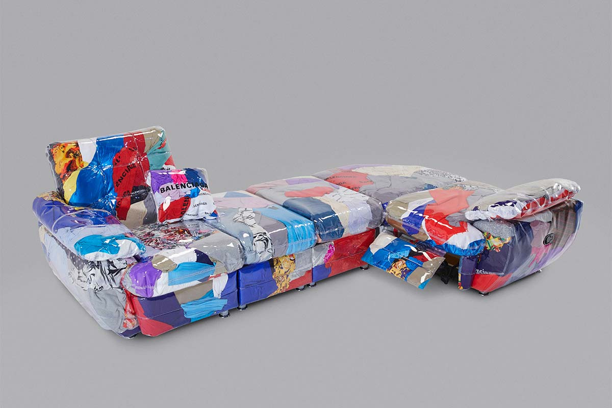 Balenciaga sofa, design Harry Nuriev