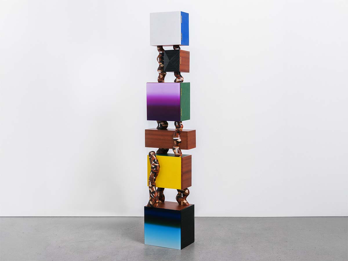 C01 cabinet, Fluid Echoes, 2025 by Piergiorgio Sorgetti - Photo © courtesy of Super Loop