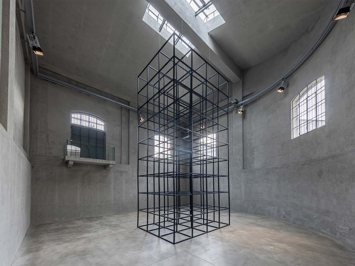 all of a quiver, 2022 by Mona Hatoum - Photo © Roberto Marossi, courtesy of Fondazione Prada