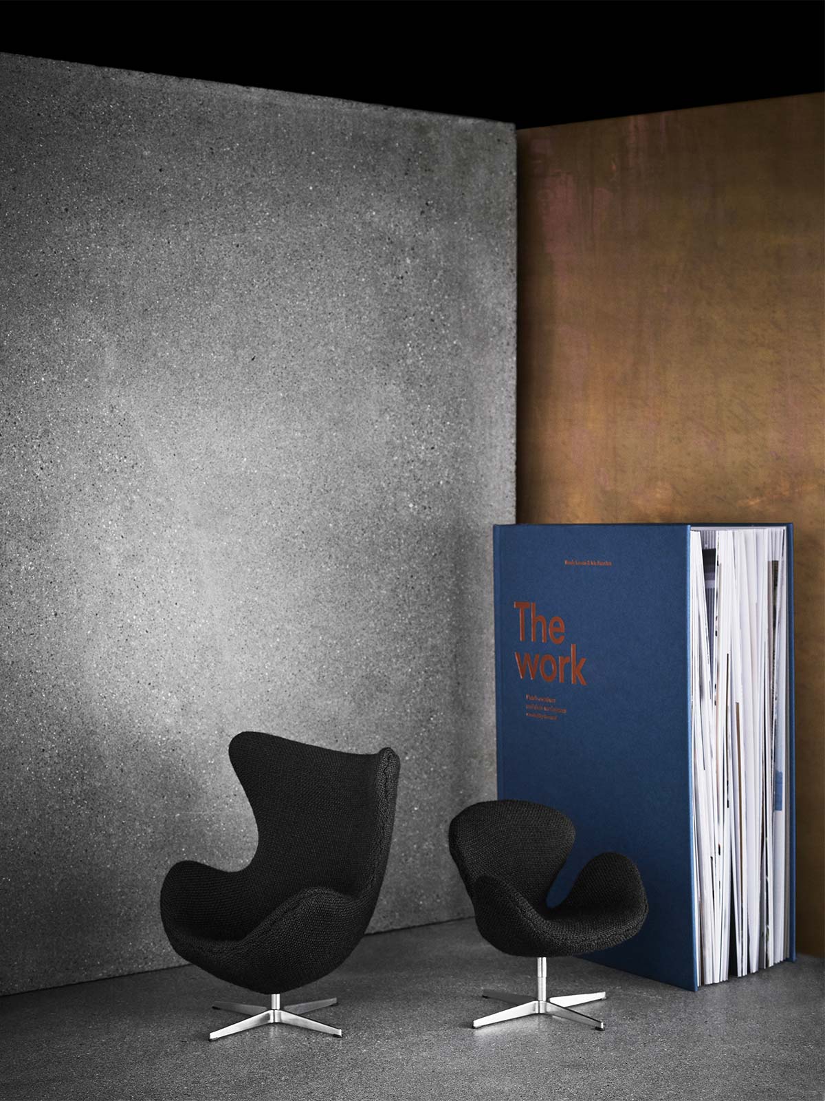 Egg & Swan by Fritz Hansen, design Arne Jacobsen