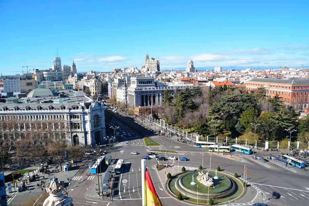 La vista dal mirador del Palacio de Cibeles - Photo © courtesy CentroCentro