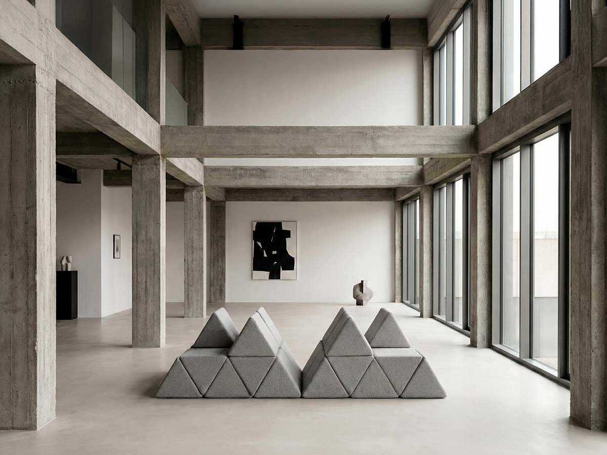 PeaksSofa by MOOOI, design Yves Behar