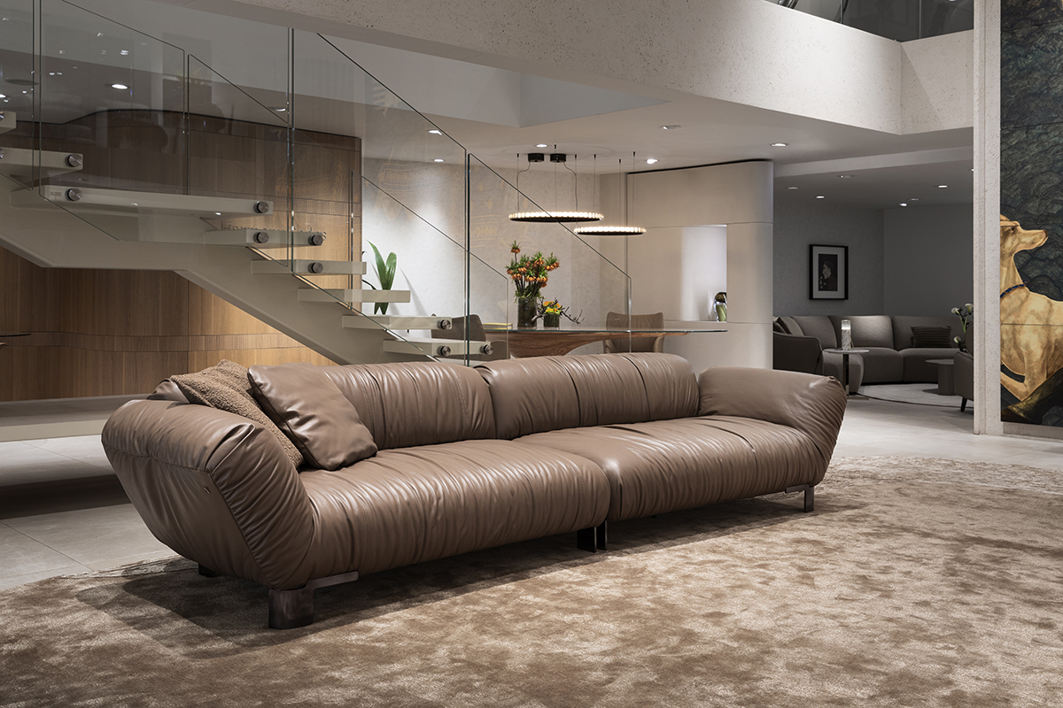 Caleo by Natuzzi Italia, design Mauro Lipparini