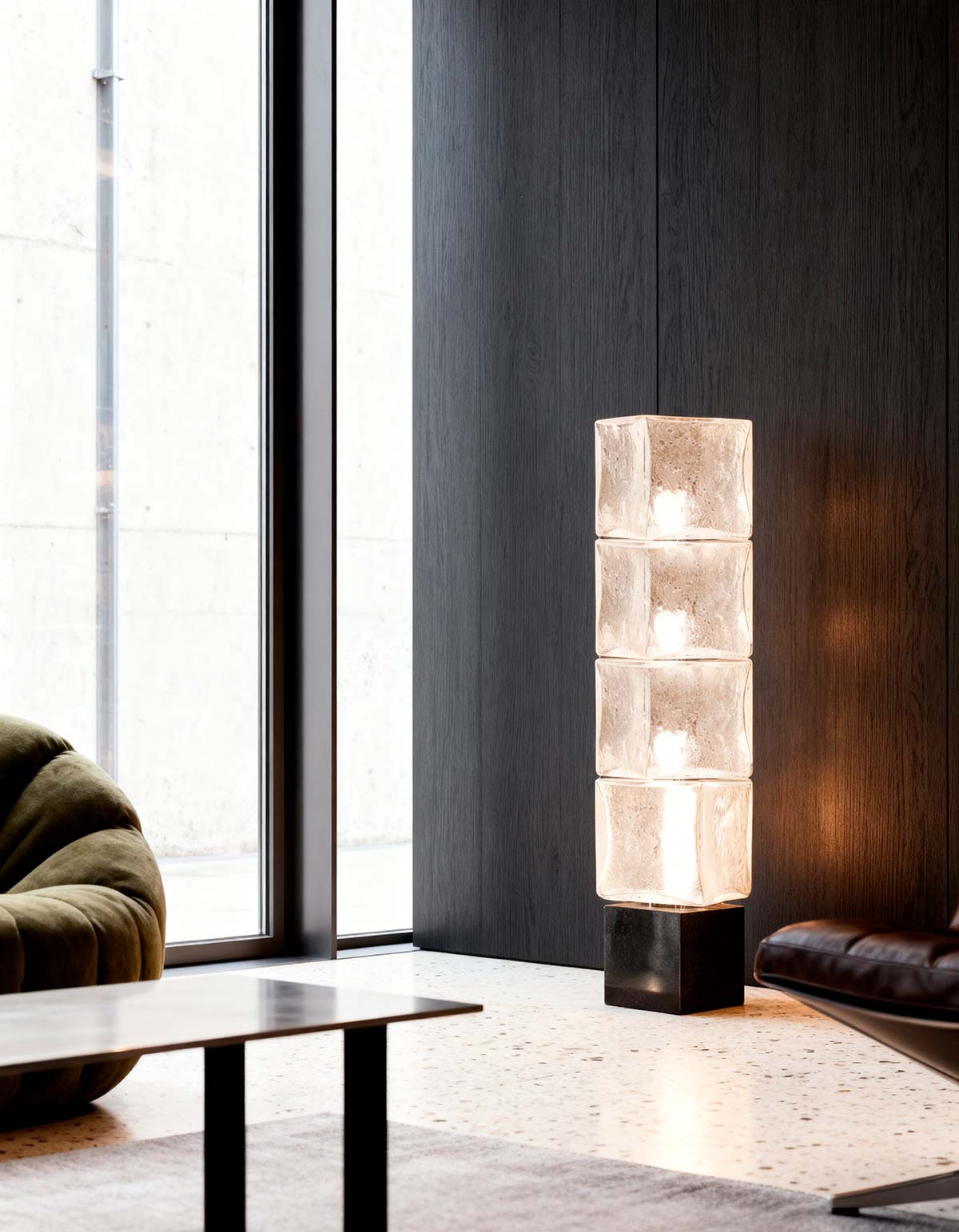 On the Rocks by Venini, design Peter Marino